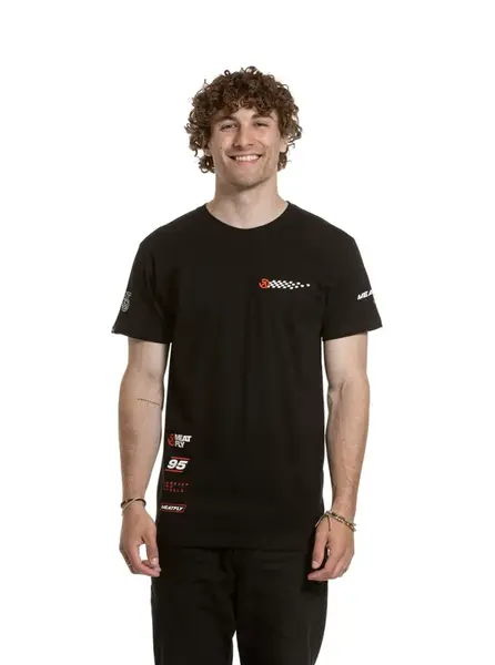 Meatfly pánské tričko Furious Black | Černá | Velikost XXXL | 100% bavlna