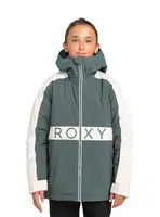 Roxy dětská SNB & SKI bunda Snowmist Girl Sea Pine | Zelená | Velikost 12 r.