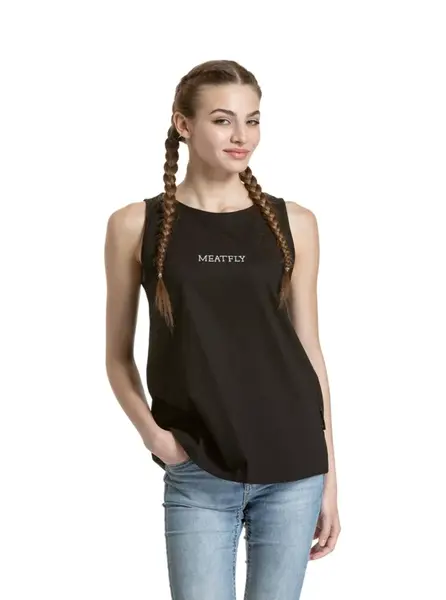 Dámské tílko meatfly hailey černá l