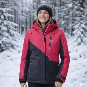 Dámská zimní bunda killtec 15 růžová/tmavě modrá 36