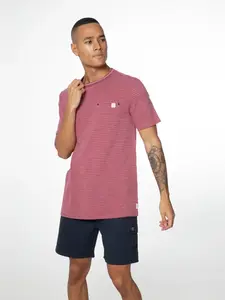 Pánské bavlněné tričko protest narcisco červená m