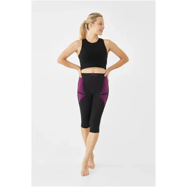 Dámské funkční kalhoty viking etna (3/4 pants) černá m