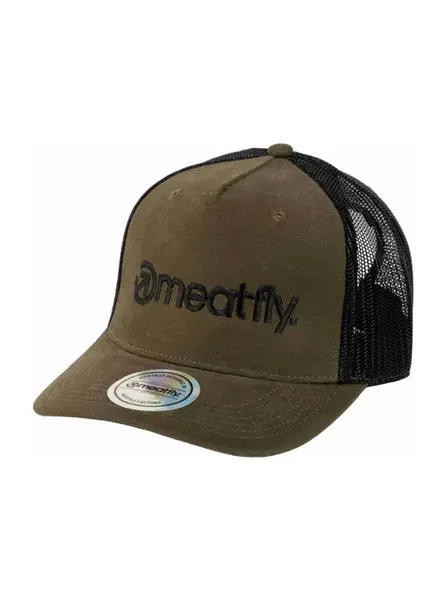 Kšiltovka meatfly shaun trucker khaki one size