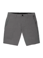 Volcom pánské šortky Frickin Cross Shred Static 20 Charcoal Heather | Šedá | Velikost 38