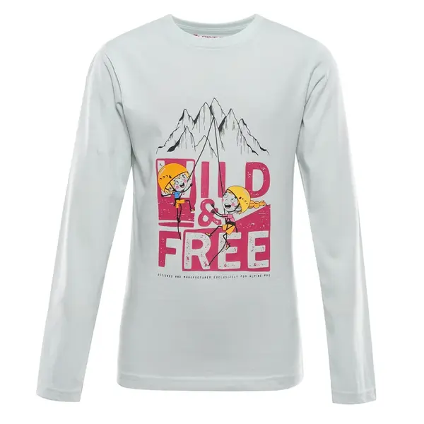 Dětské bavlněné triko alpine pro ecco 2 zelená 152-158