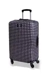 Obal na cestovní kufr bertoo - černá/puntíky xl-xxl