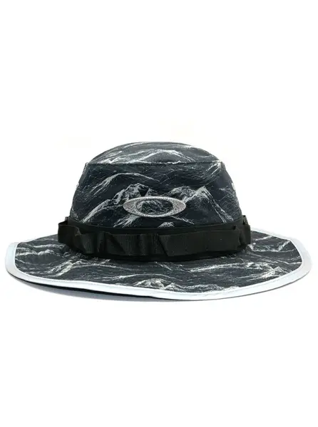 Oakley klobouk Field Bonie Mountain Black Cement | Černá | Velikost S/M | 100% bavlna