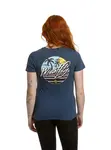 Meatfly dámské tričko Shori Dark Blue | Modrá | Velikost S | 100% bavlna