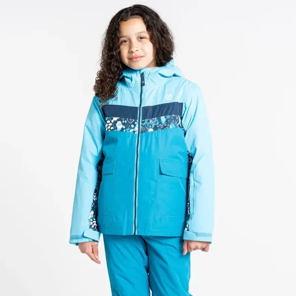 Dětská zimní bunda dare2b remarkable ii modrá/tyrkysová 134-140
