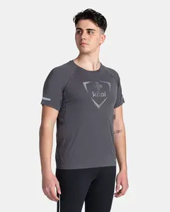 Pánské technické triko kilpi wylder-m tmavě šedá 3xl