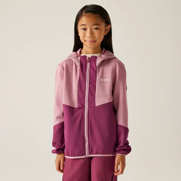 Dětská fleecová mikina regatta dissolver x růžová 152