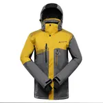Pánská bunda alpine pro dear 2 žlutá/šedá xs