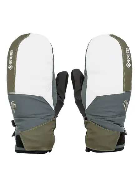 Volcom pánské rukavice Stay Dry Gore-Tex Mitt Light Military | Maskáč | Velikost L