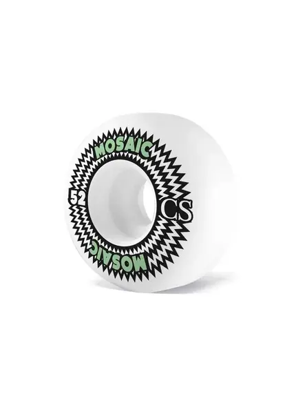Mosaic kolečka CS Electric 52 mm White | Velikost skate 52 mm