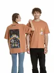 Unisex tričko meatfly dwarf hnědá m/l