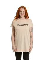 Meatfly dámské šaty Senna Tapioca | Bílá | Velikost M | 100% bavlna