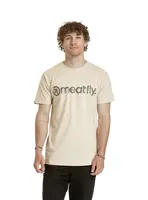 Meatfly pánské tričko MF Logo Sand | Písková | Velikost XXL | 100% bavlna