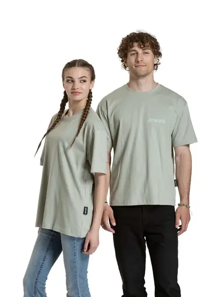 Meatfly unisex tričko Minimal Mossy Green | Zelená | Velikost M/L | 100% bavlna