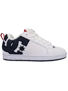 Dc shoes pánské boty Court Graffik White / Navy / Red | Bílá | Velikost 11,5 US