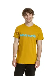 Meatfly pánské tričko Logex Mustard | Žlutá | Velikost M | 100% bavlna