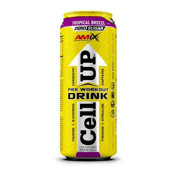 LARGE LIFE LIMITED - Czech Republic branch, organizační složka Amix CellUP PreWorkout Drink , 500ml, Tropical