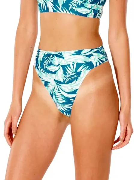 Rip curl dámský spodní díl plavek Sun Rays Mirage Dark Teal | Modrá | Velikost XS