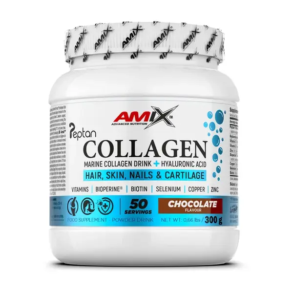 AMIX Collagen Marine Peptan Drink, 300g, Čokoláda