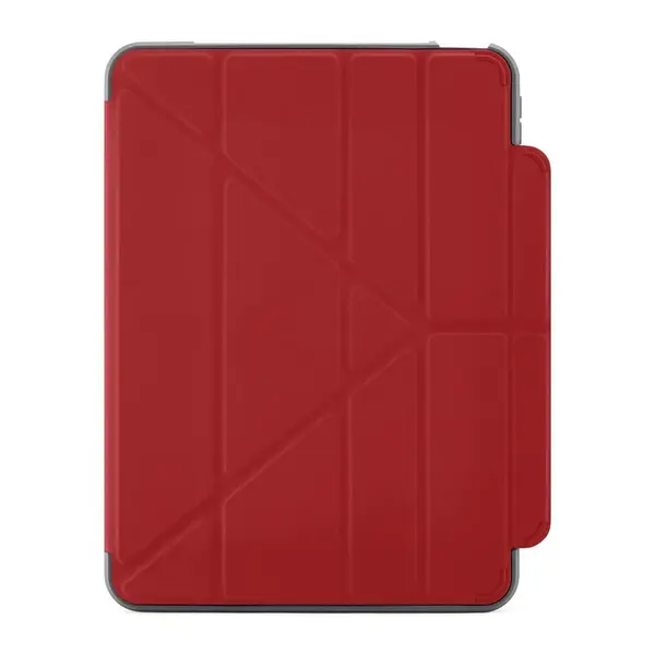 Pipetto Origami Pencil Shield, Apple iPad 10.9 2022 / iPad 11 2025, tmavě červená