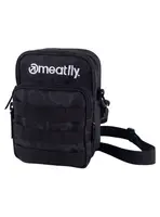 Meatfly pánská kabelka Hardy Morph Black | Černá | Objem 1,5 L