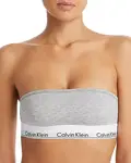 Calvin Klein Podprsenka Bandeau Grey, XS, šedá
