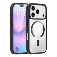 JP MagFit Clear MagSafe obal s N52 magnetem, iPhone 17 Pro, černý