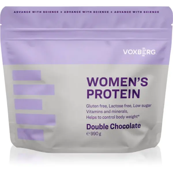 Voxberg Women's Protein syrovátkový protein pro ženy příchuť Double Chocolate 990 g