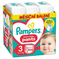 Pampers Pant 360° 3 plenkové kalhotky 6-11kg 240ks