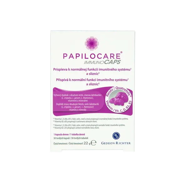 Papilocare Immunocaps 30 kapslí