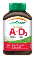 JAMIESON Vitamíny A+D 10000/800IU Premium cps.100