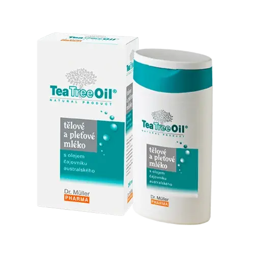 Tea Tree Oil tělové a pleťové mléko 200ml Dr.Müller
