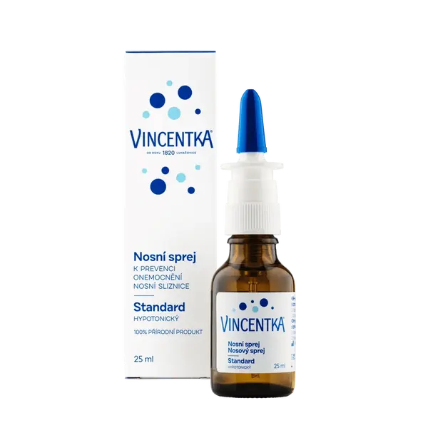 Vincentka nosní sprej STANDARD hypotonický 25ml