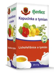 HERBEX Lichořeřišnice a tymián n.s.20x2g
