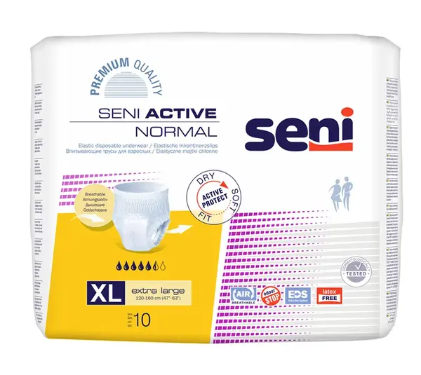 Seni Active Normal Extra Large inkontinenční plenkové kalhotky 10ks