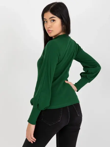 Blouse-RV-BZ-5223.15-dark green
