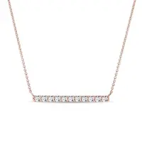 Náhrdelník zo zlata s briliantovou tyčinkou KLENOTA