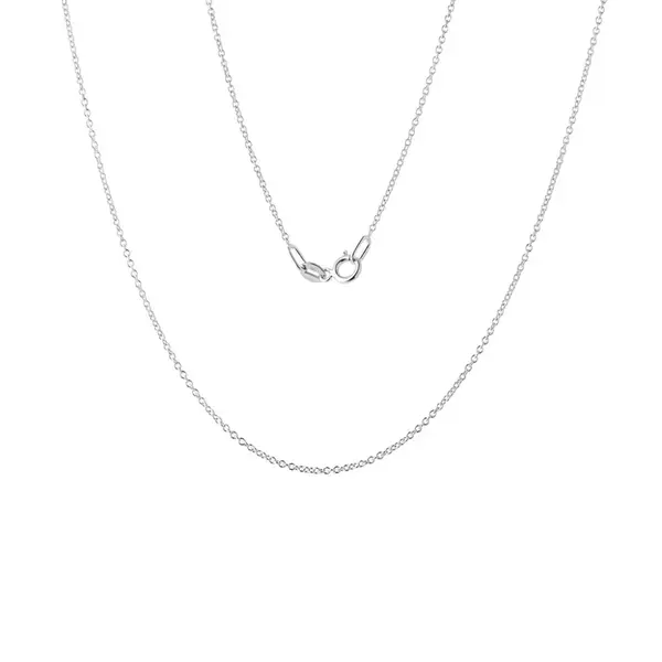 Retiazka rolo 30 z bieleho zlata v dĺžke 42 cm KLENOTA