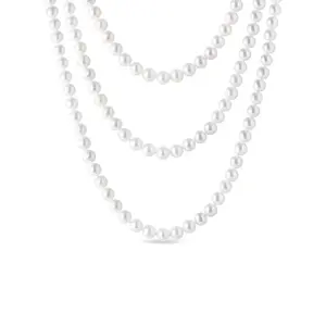 Dlouhá perlová šňůra ze sladkovodních perel KLENOTA