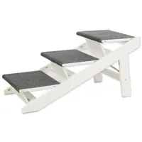 Rampa Trixie schůdky skládací bílé 44x46x106cm