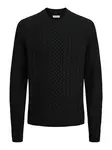 JACK & JONES Sveter 'PAUL'  čierna