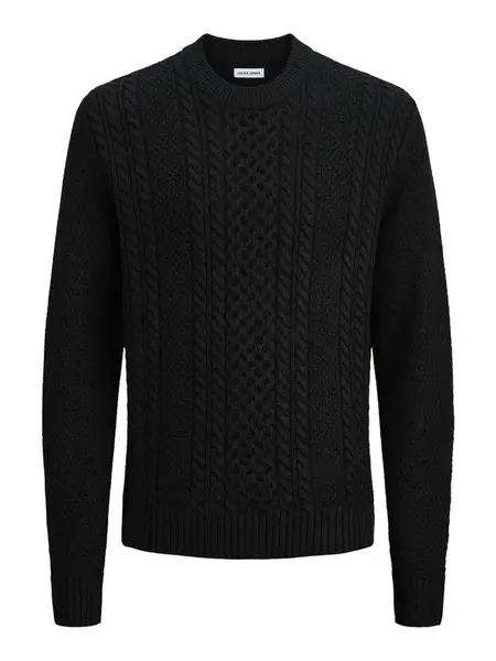 JACK & JONES Sveter 'PAUL'  čierna