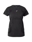 ASICS Funkčné tričko 'ROAD'  čierna / čierna melírovaná / biela