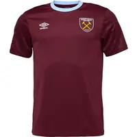 Umbro WEST HAM HOME PRE MATCH SS TEE Pánske futbalové tričko, vínová, veľkosť