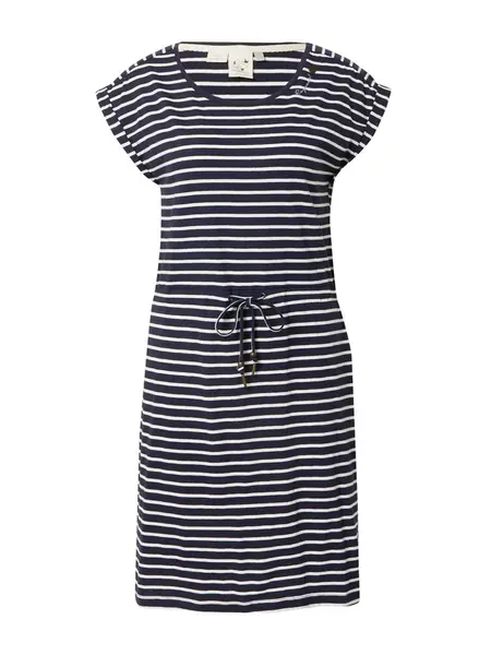 Ragwear Šaty 'MALLORY'  námornícka modrá / biela