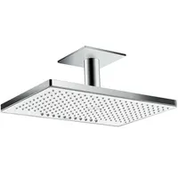 Hansgrohe Rainmaker Select - Hlavová sprcha 460, 2 prúdy, sprchové rameno 10 cm, biela/chróm 24004400